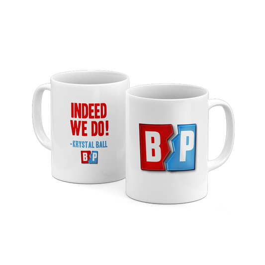 Picture of Indeed We Do Mug from Breaking Points Podcast