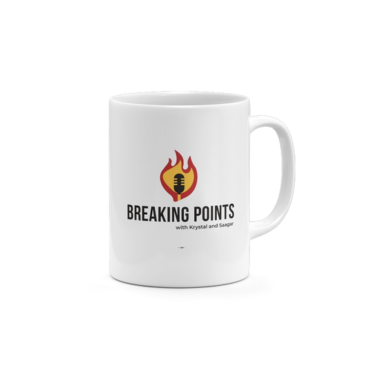 Picture of Vintage Logo Mug from Breaking Points Podcast